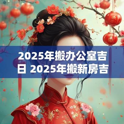 2025年搬办公室吉日 2025年搬新房吉日一览表
