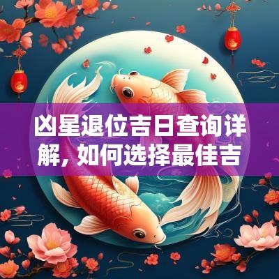 凶星退位吉日查询详解, 如何选择最佳吉日