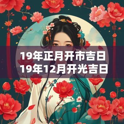19年正月开市吉日 19年12月开光吉日
