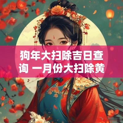 狗年大扫除吉日查询 一月份大扫除黄道吉日查询