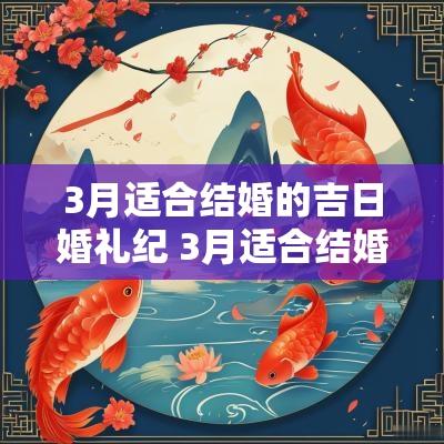 3月适合结婚的吉日婚礼纪 3月适合结婚登记的日子