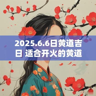 2025.6.6日黄道吉日 适合开火的黄道吉日2025