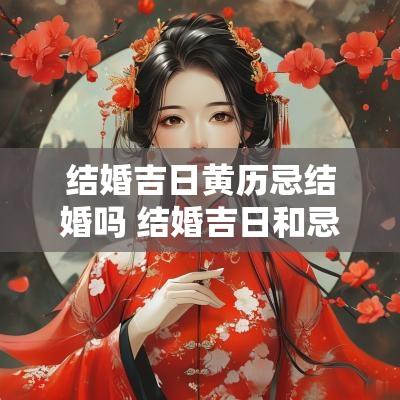 结婚吉日黄历忌结婚吗 结婚吉日和忌日的区别