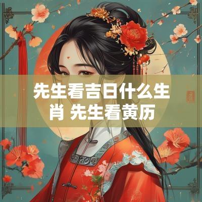 先生看吉日什么生肖 先生看黄历