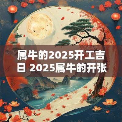 属牛的2025开工吉日 2025属牛的开张吉日