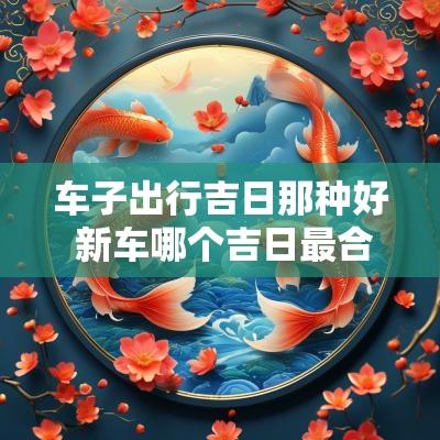车子出行吉日那种好 新车哪个吉日最合适出行