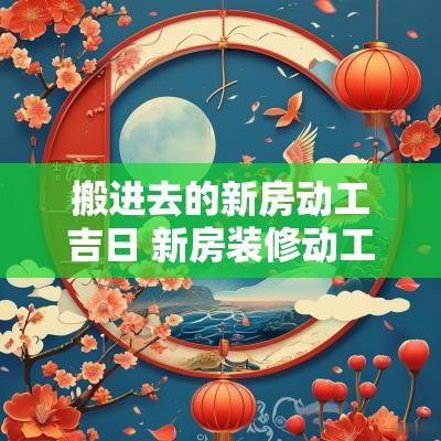 搬进去的新房动工吉日 新房装修动工吉日