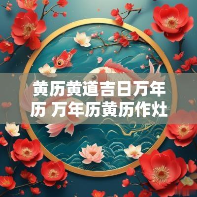黄历黄道吉日万年历 万年历黄历作灶黄道吉日