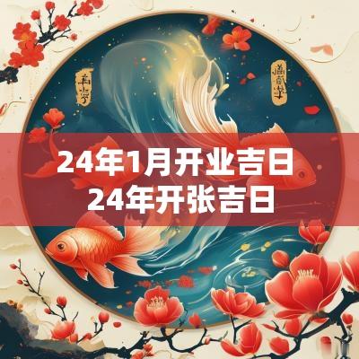 24年1月开业吉日 24年开张吉日