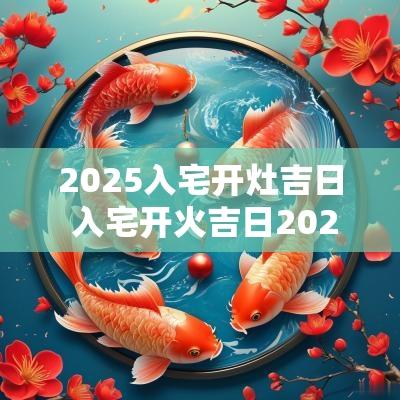 2025入宅开灶吉日 入宅开火吉日2025年最佳时间