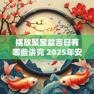 摆放聚宝盆吉日有哪些讲究 2025年安聚宝盆吉日