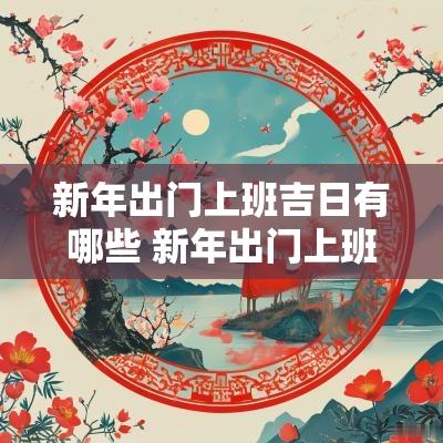 新年出门上班吉日有哪些 新年出门上班吉日查询