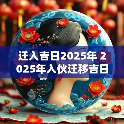 迁入吉日2025年 2025年入伙迁移吉日