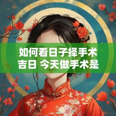 如何看日子择手术吉日 今天做手术是吉日吗