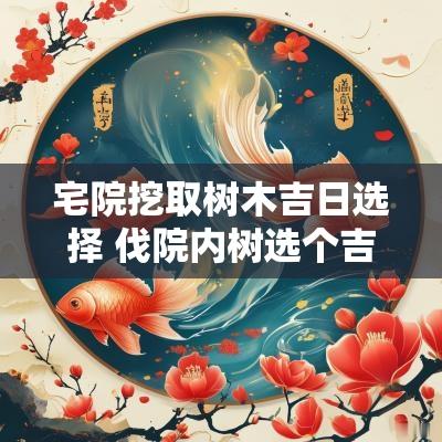 宅院挖取树木吉日选择 伐院内树选个吉日