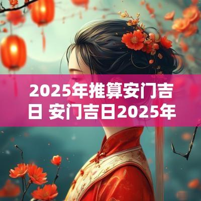 2025年推算安门吉日 安门吉日2025年最佳时间