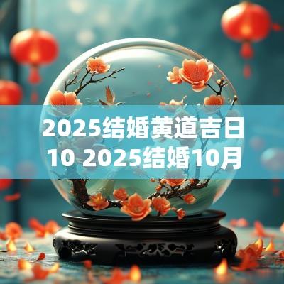 2025结婚黄道吉日10 2025结婚10月吉日一览表