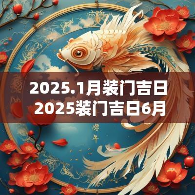 2025.1月装门吉日 2025装门吉日6月