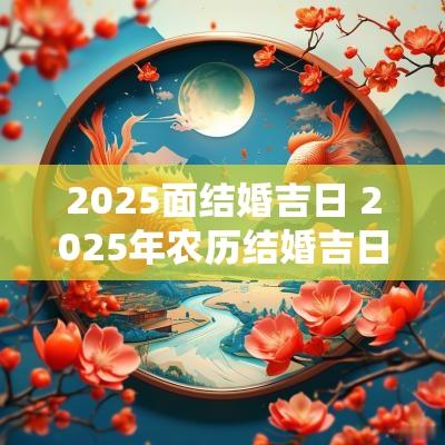 2025面结婚吉日 2025年农历结婚吉日