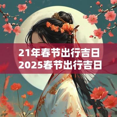 21年春节出行吉日 2025春节出行吉日查询