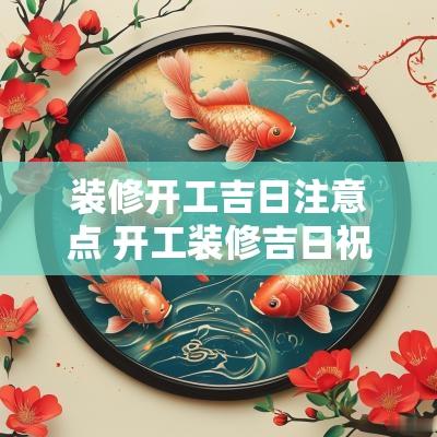 装修开工吉日注意点 开工装修吉日祝福语