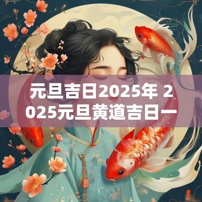 元旦吉日2025年 2025元旦黄道吉日一览表