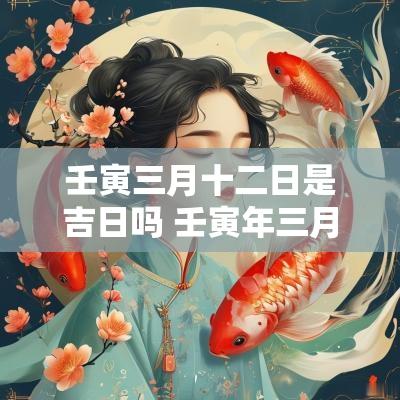 壬寅三月十二日是吉日吗 壬寅年三月二十二日