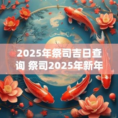 2025年祭司吉日查询 祭司2025年新年限定预测