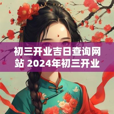 初三开业吉日查询网站 2025年初三开业吉日