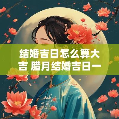 结婚吉日怎么算大吉 腊月结婚吉日一览表