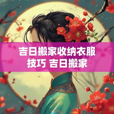 吉日搬家收纳衣服技巧 吉日搬家