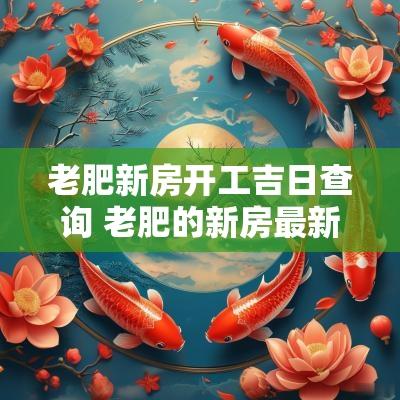 老肥新房开工吉日查询 老肥的新房最新的视频