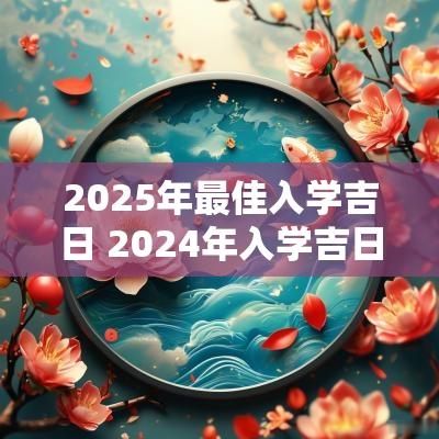2025年最佳入学吉日 2025年入学吉日一览表