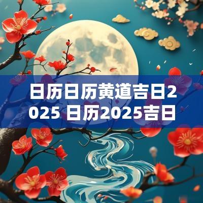 日历日历黄道吉日2025 日历2025吉日吉时