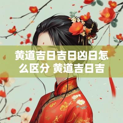 黄道吉日吉日凶日怎么区分 黄道吉日吉凶解释