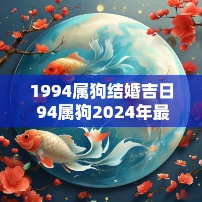 1994属狗结婚吉日 94属狗2025年最佳结婚吉日