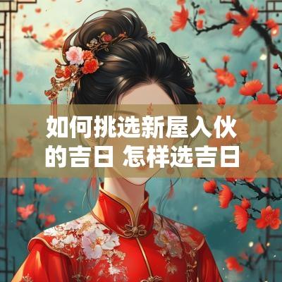 如何挑选新屋入伙的吉日 怎样选吉日入宅