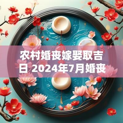 农村婚丧嫁娶取吉日 2025年7月婚丧嫁娶吉日