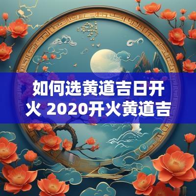 如何选黄道吉日开火 2025开火黄道吉日