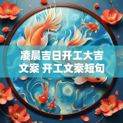 凌晨吉日开工大吉文案 开工文案短句干净治愈
