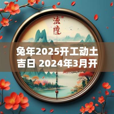 蛇年2025开工动土吉日 2025年3月开工动土吉日查询表