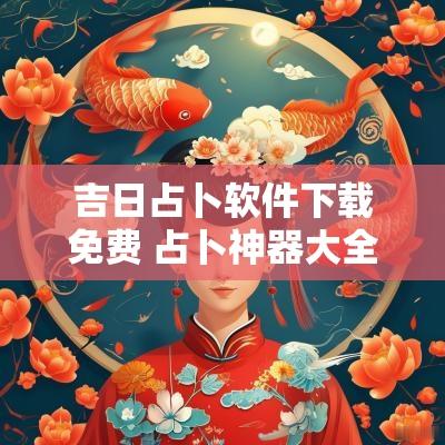 吉日占卜软件下载免费 占卜神器大全下载免费版