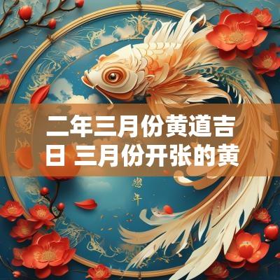 二年三月份黄道吉日 三月份开张的黄道吉日
