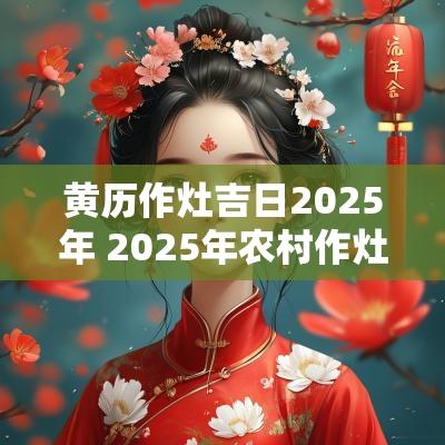 黄历作灶吉日2025年 2025年农村作灶吉日