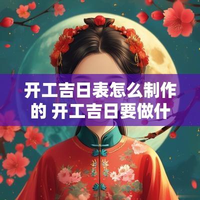 开工吉日表怎么制作的 开工吉日要做什么准备