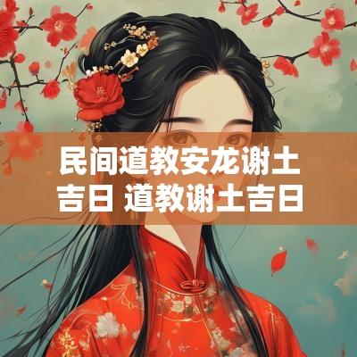 民间道教安龙谢土吉日 道教谢土吉日