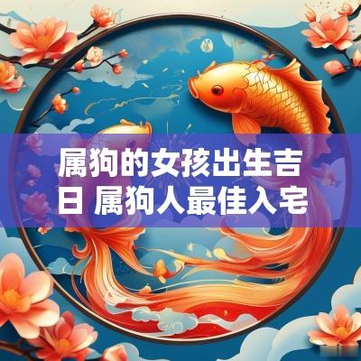 属狗的女孩出生吉日 属狗人最佳入宅吉日