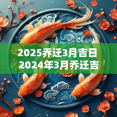 2025乔迁3月吉日 2025年3月乔迁吉日一览表
