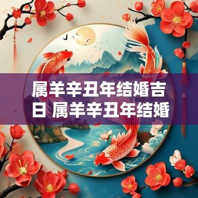 属羊辛丑年结婚吉日 属羊辛丑年结婚好吗