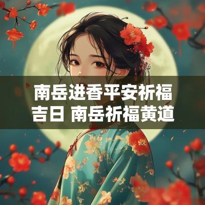南岳进香平安祈福吉日 南岳祈福黄道吉日
